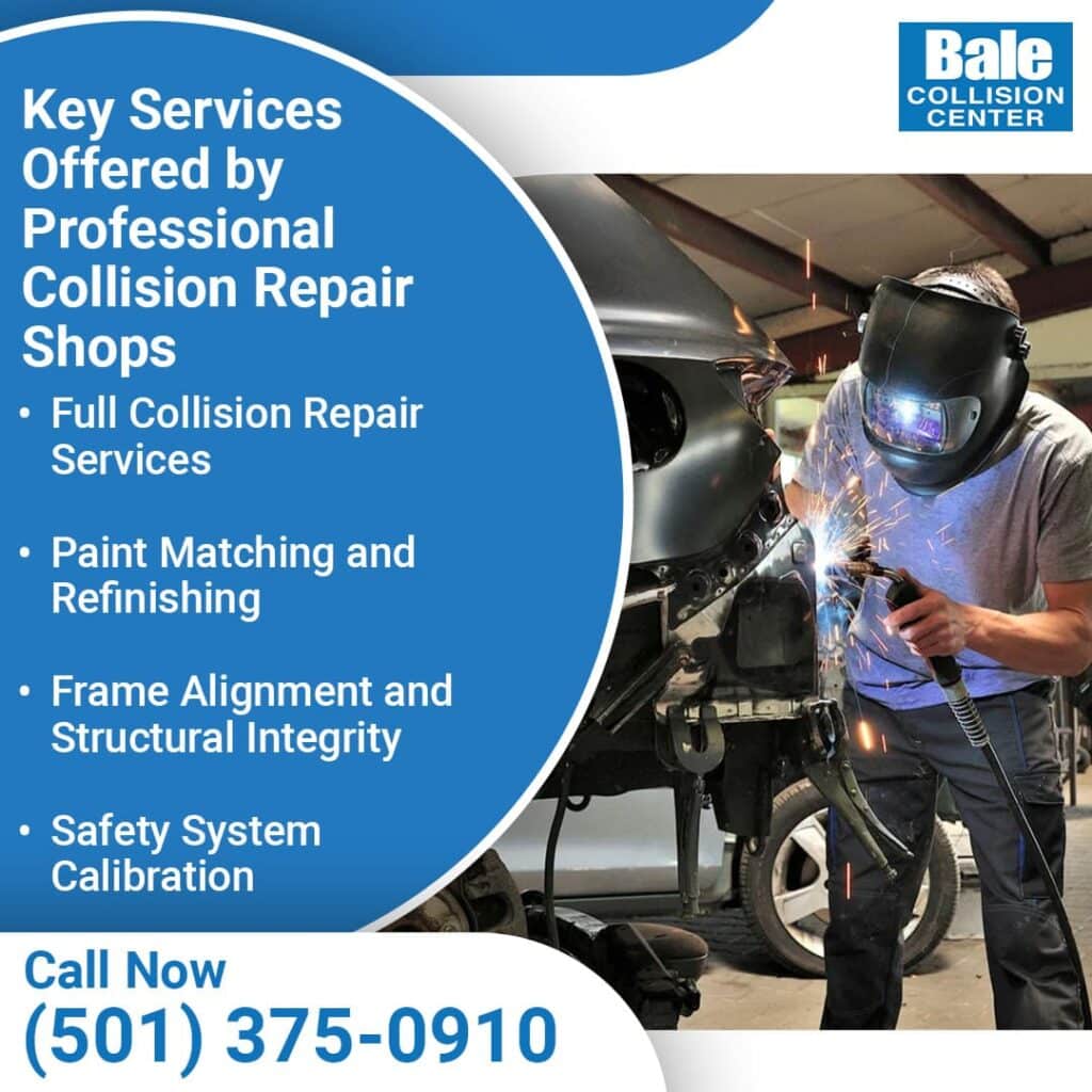 Key Services offered by Professional Collision Repair Shops