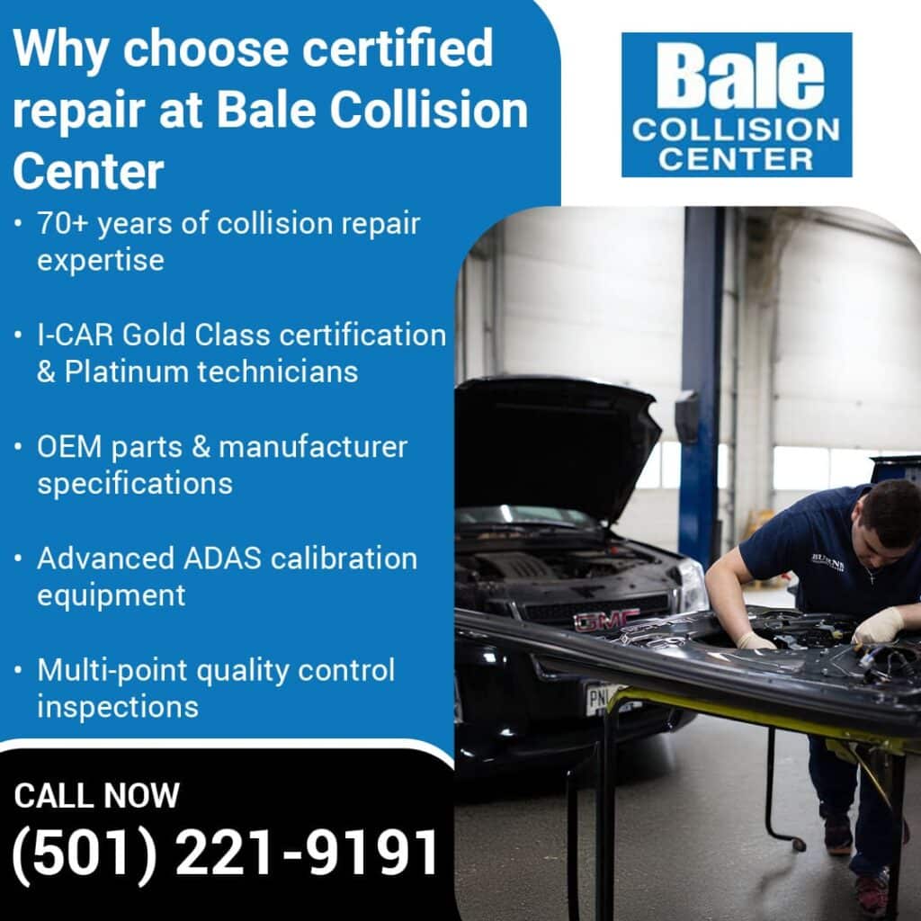 Choose Bale Collision Center certified repair