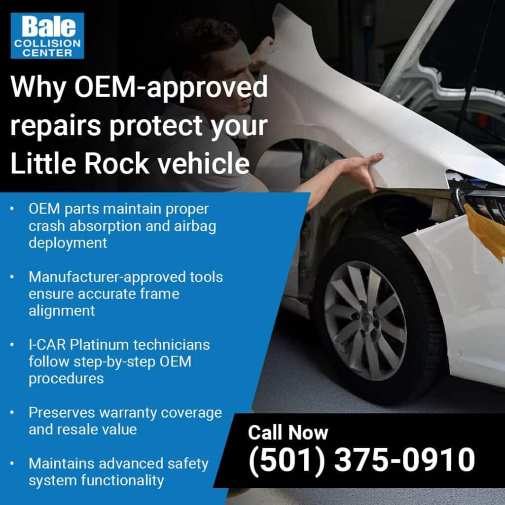 OEM-approved repairs in Little Rock