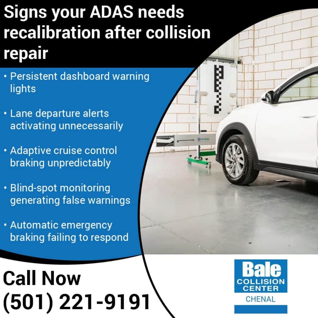Signs your ADAS needs recalibration