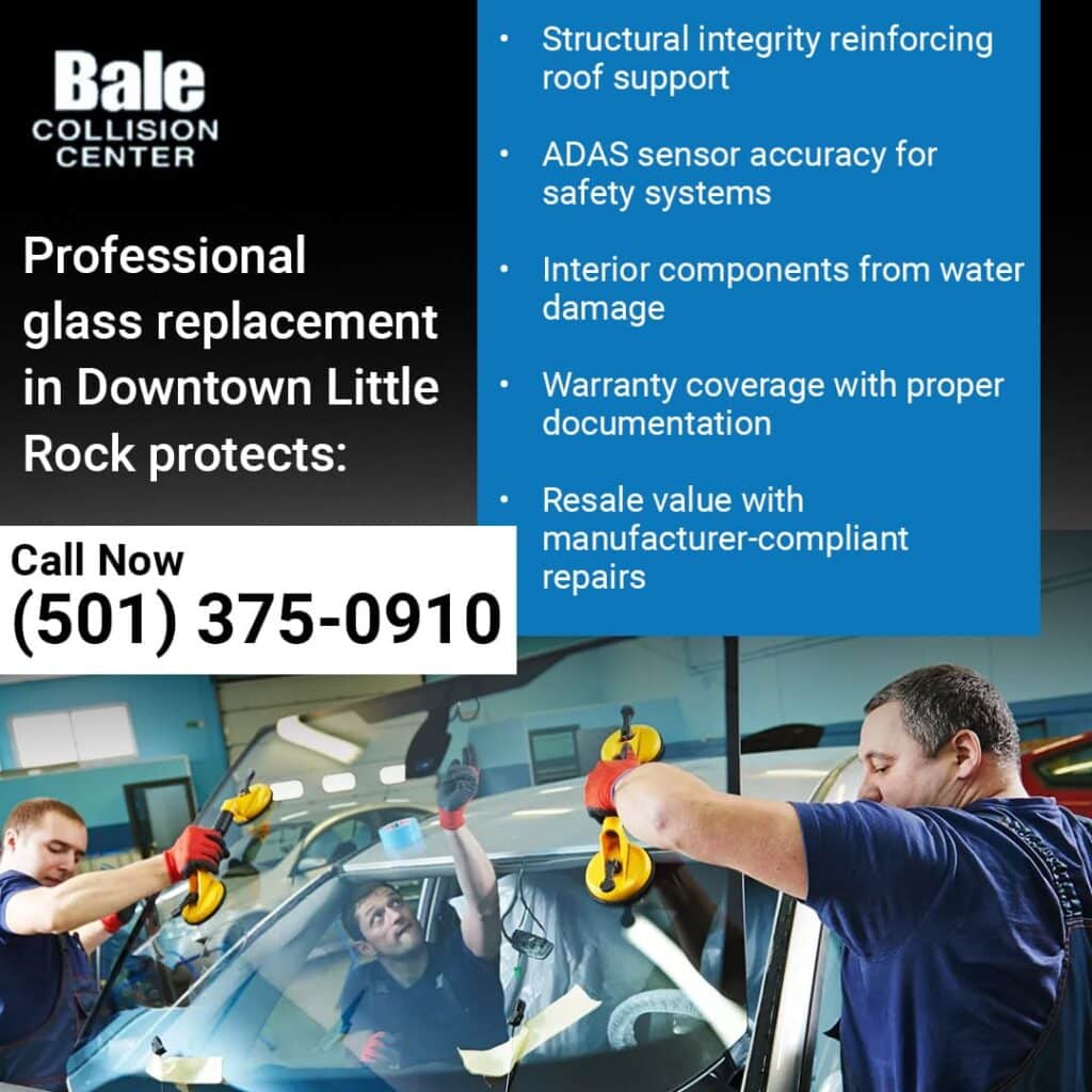 professional glass replacement in Downtown Little Rock