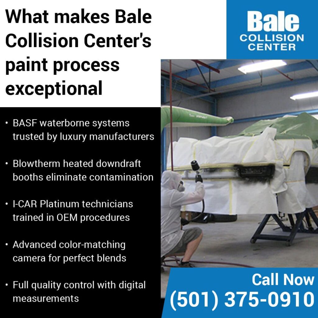 Bale Collision Center Exceptional Paint Process