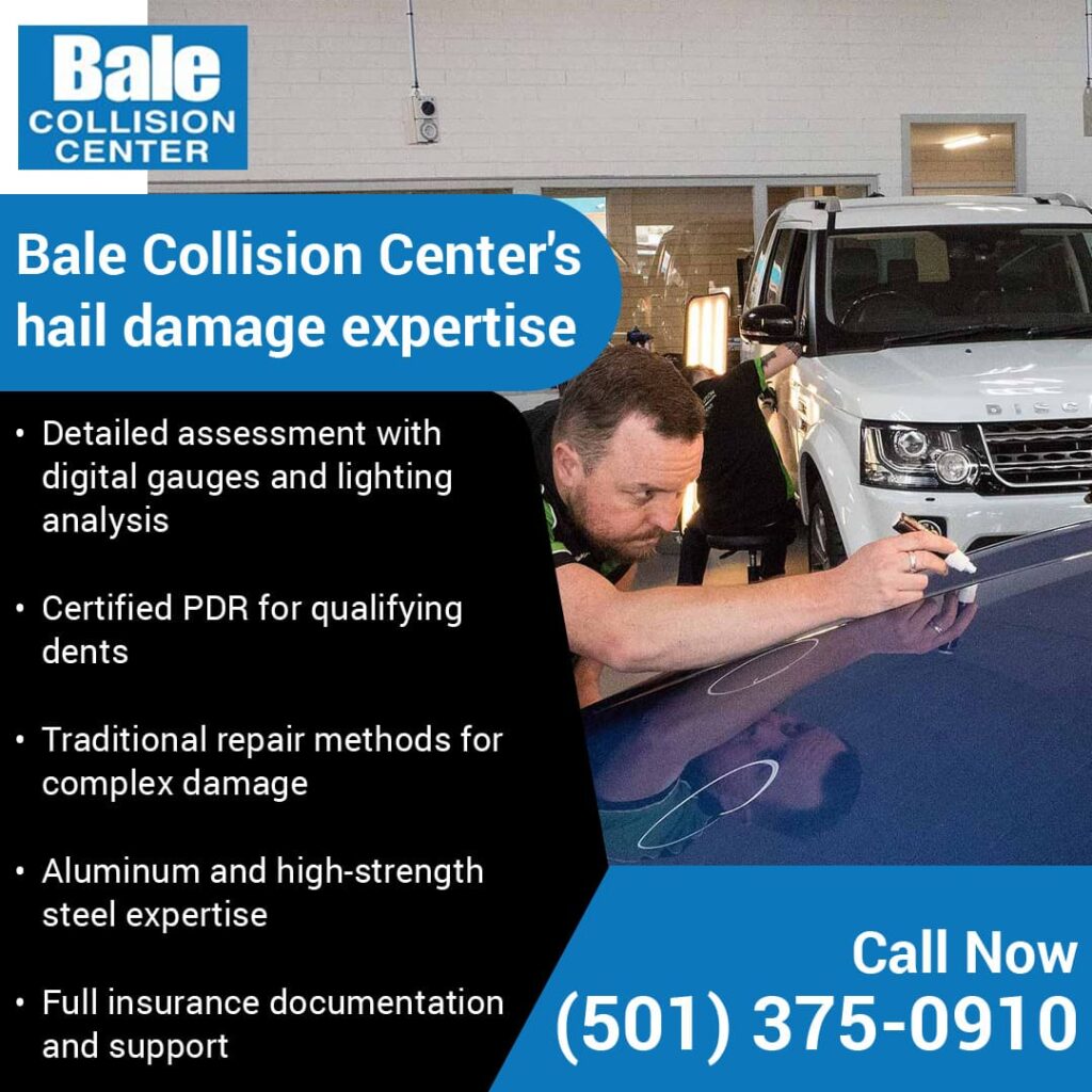 Bale Collision Center hail damage expertise