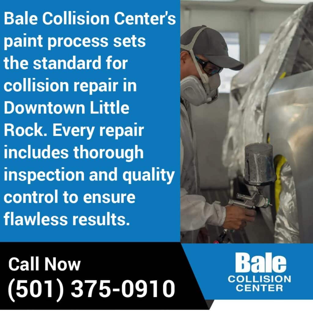 Bale Collision Center paint process