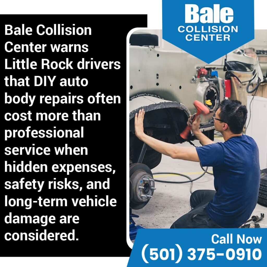 professional doing auto body repairs