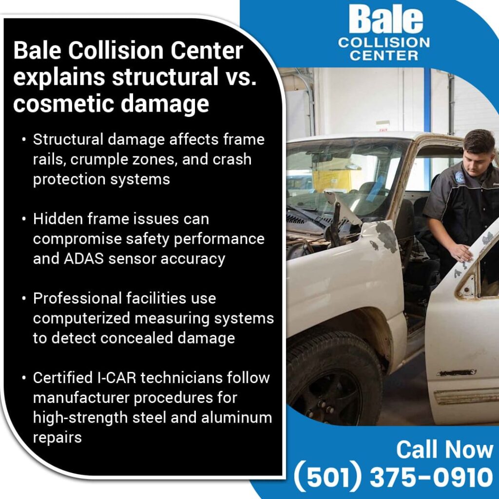 structural vs cosmetic damage