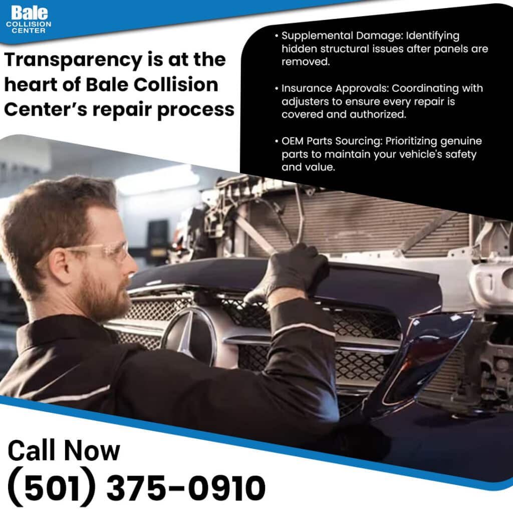 Transparent auto body repair